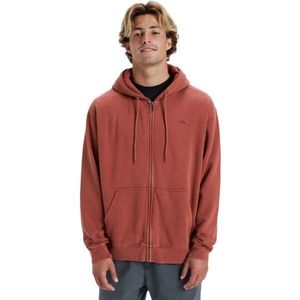 Quiksilver SALT WATER ZIP HOODIE Pánská mikina, červená, velikost obraz