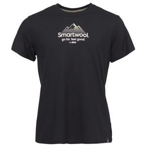 Smartwool 30TH ANNIVERSARY GRAPHIC SS TEE Pánské triko, černá, velikost obraz