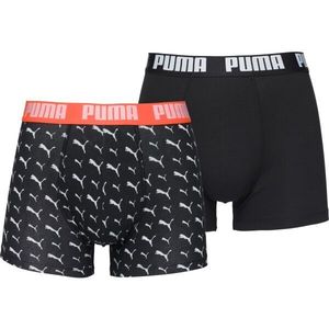 Puma MEN ELEMENTS CAT LOGO BOXER 2P Pánské boxerky, černá, velikost obraz