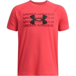 Under Armour TECH LOGO Chlapecké triko, červená, velikost obraz