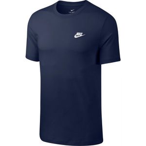 Nike SPORTSWEAR CLUB Pánské tričko, tmavě modrá, velikost obraz