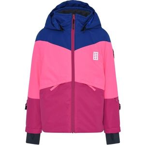 LEGO® kidswear LWJESTED 708 JACKET Dětská lyžařská bunda, růžová, velikost obraz