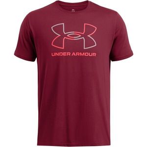 Under Armour GL FOUNDATION Pánské tričko, vínová, velikost obraz