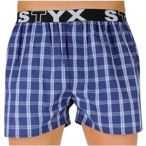 Styx MEN'S BOXERS SHORTS SPORTS RUBBER Pánské trenky, modrá, velikost obraz