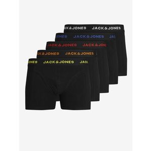 Jack & Jones Black Friday Boxerky 5 ks Černá obraz