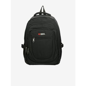 Enrico Benetti Hamburg Notebook Backpack 35, 5 l Black Batoh Černá obraz