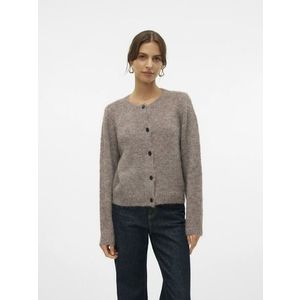 Vero Moda Novah Cardigan Hnědá obraz