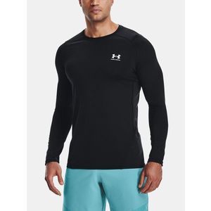 Under Armour HG Armour Fitted LS Triko Černá obraz