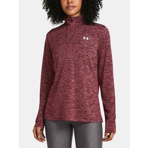 Under Armour Tech 1/2 Zip- Twist Triko Červená obraz