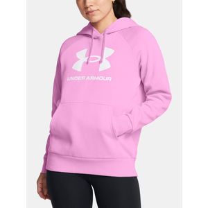 Under Armour UA Rival Fleece Big Logo Hdy Mikina Růžová obraz