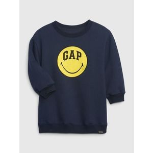 GAP Gap & Smiley® Šaty dětské Modrá obraz