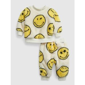 GAP Gap & Smiley® Tepláková souprava dětská Bílá obraz