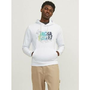 Jack & Jones Map Mikina Bílá obraz