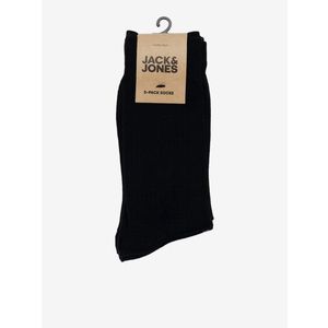 Jack & Jones Basic Ponožky 3 páry Černá obraz