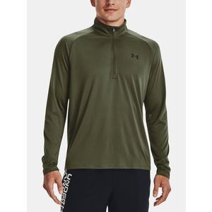 Under Armour UA Tech 2.0 1/2 Zip Triko Zelená obraz