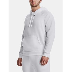 Under Armour UA Rival Fleece Hoodie Mikina Bílá obraz