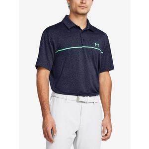 Under Armour UA Playoff 3.0 Stripe Polo triko Modrá obraz