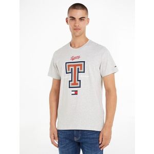 Tommy Jeans Modern Sport Triko Šedá obraz