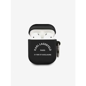 Karl Lagerfeld AirPods 1/2 Black Pouzdro Černá obraz