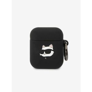 Karl Lagerfeld AirPods 1/2 Black Pouzdro Černá obraz