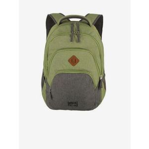 Travelite Basics Melange Green/grey Batoh Zelená obraz