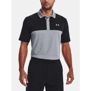 Under Armour UA Perf 3.0 Color Block Polo triko Šedá obraz