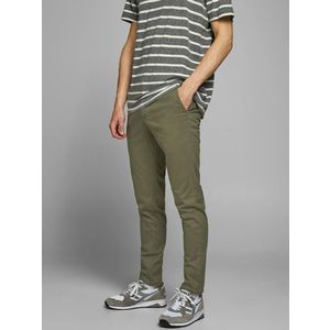 Jack & Jones Marco Chino Kalhoty Zelená obraz