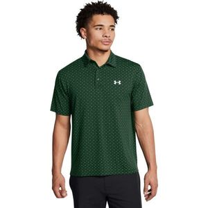 Under Armour PLAYOFF 3.0 Pánské golfové polotričko, tmavě zelená, velikost obraz