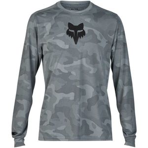 Fox RANGER TRU DRI LS Pánský dres na kolo, šedá, velikost obraz