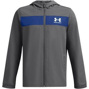 Under Armour SPORTSTYLE WINDBREAKER Chlapecká bunda, tmavě šedá, velikost obraz