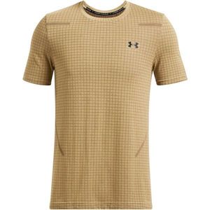 Under Armour SEAMLESS GRID Pánské tričko, hnědá, velikost obraz