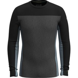 Smartwool CLASSIC THERMAL MERINO BL CRW Pánské termo triko, černá, velikost obraz