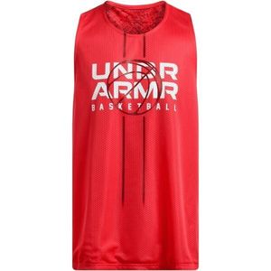 Under Armour ZONE REVERSIBLE Pánské tílko, červená, velikost obraz