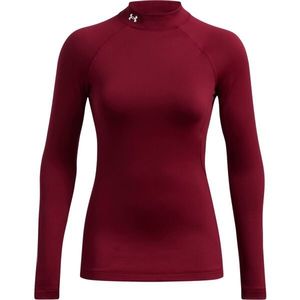 Under Armour AUTHENTICS MOCK NECK Dámské tričko, červená, velikost obraz