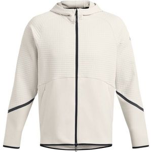 Under Armour UNSTOPPABLE FLEECE GRID Pánská mikina, bílá, velikost obraz