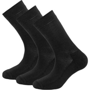 Devold DAILY MERINO MEDIUM SOCK 3PK Pánské vlněné ponožky, černá, velikost obraz