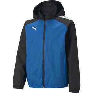 Puma TEAMLIGA ALL WEATHER JACKET Chlapecká bunda, modrá, velikost obraz