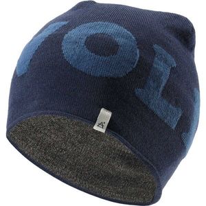 Devold LOGO MERINO BEANIE Čepice, modrá, velikost obraz