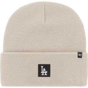 47 MLB LOS ANGELES DODGERS COMPACT ALT CUFF KNIT Zimní čepice, béžová, velikost obraz