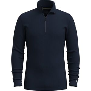 Smartwool CLASSIC THERMAL MERINO BL 1/4 ZIP Pánské termo triko, tmavě modrá, velikost obraz