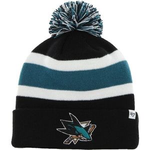 47 NHL SAN JOSE SHARKS BREAKAWAY CUFF KNIT Zimní čepice, černá, velikost obraz