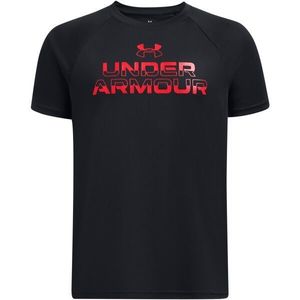 Under Armour SPLIT WORDMARK Chlapecké triko, černá, velikost obraz