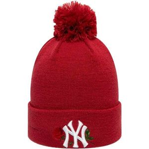 New Era MLB TWINE BOBBLE KNIT KIDS NEW YORK YANKEES Dívčí zimní čepice, červená, velikost obraz