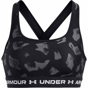 Under Armour CROSSBACK MID PRINT Dámská podprsenka, černá, velikost obraz