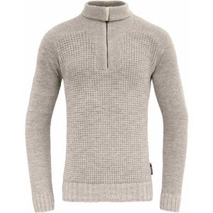 Devold BISPEN WOOL ZIP NECK Pánský vlněný svetr, šedá, velikost obraz