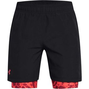 Under Armour WOVEN 2in1 Chlapecké kraťasy, černá, velikost obraz