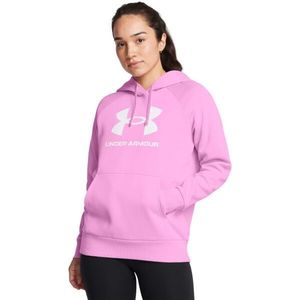 Under Armour RIVAL FLEECE BIG LOGO Dámská mikina, růžová, velikost obraz