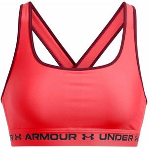 Under Armour CROSSBACK MID Dámská podprsenka, červená, velikost obraz