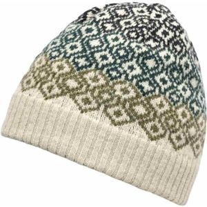 Devold SYVDE WOOL BEANIE Pletená čepice unisex, béžová, velikost obraz