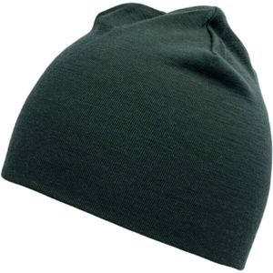 Devold LAUPAREN MERINO 190 BEANIE Unisex Merino čepice, tmavě zelená, velikost obraz